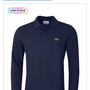 Lacoste Men's Dark Blue Polo Shirt